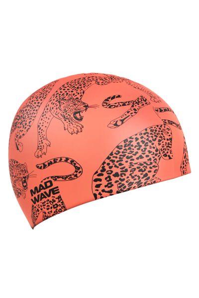 Лот: 25072126. Фото: 1. Силиконовая шапочка MadWave Leopard... Плавание