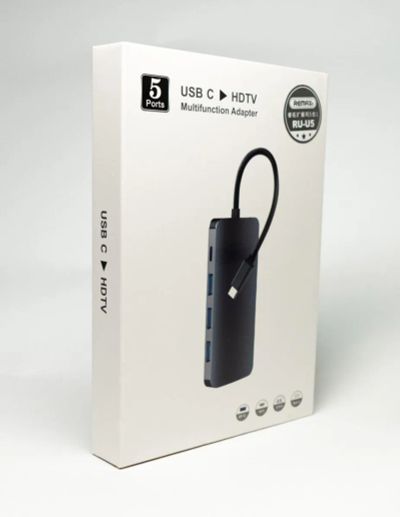 Лот: 22160992. Фото: 1. USB hub 5в1 remax RU-U5 USB-C... USB хабы