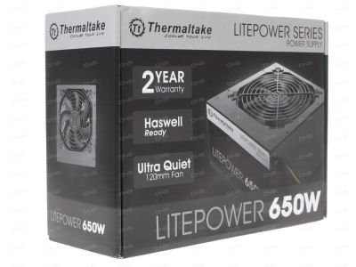 Лот: 9870889. Фото: 1. Блок питания Thermaltake Litepower... Корпуса, блоки питания