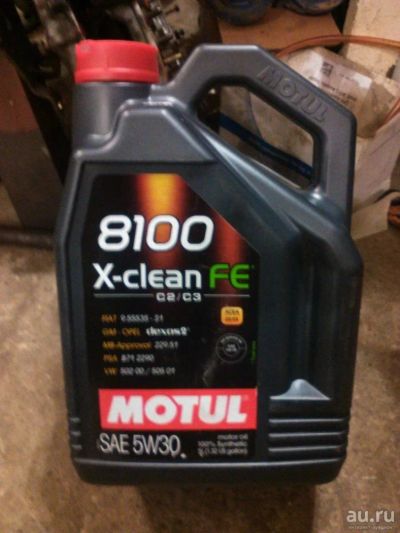 Лот: 9378200. Фото: 1. Motul 8100 X-clean FE c2/c3 5л. Масла, жидкости