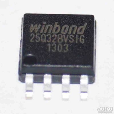 Лот: 17451479. Фото: 1. Bios W25Q32BV W25Q32BVSIG sop-8. Микросхемы