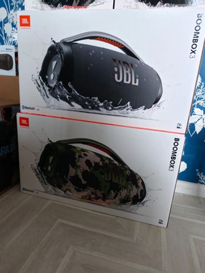 Лот: 25550414. Фото: 1. 100% Оригинал JBL Boombox 3. Чек... Портативные, беспроводные колонки