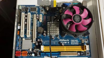 Лот: 5409355. Фото: 1. Материнская плата ASRock G31M-S. Материнские платы