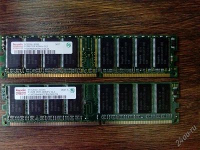 Лот: 2883003. Фото: 1. Оперативная память Hynix 2*512МБ... Оперативная память