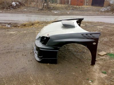 Лот: 5620516. Фото: 1. Воздухозаборник на капот WRX на... Детали тюнинга