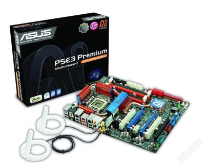 Лот: 1197561. Фото: 1. ASUS P5E3 Premium/WiFi-AP. Материнские платы