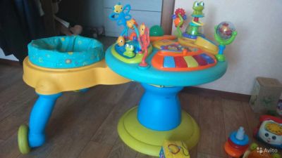 Лот: 6125996. Фото: 1. Игровой центр с ходунками bright... Развивающие