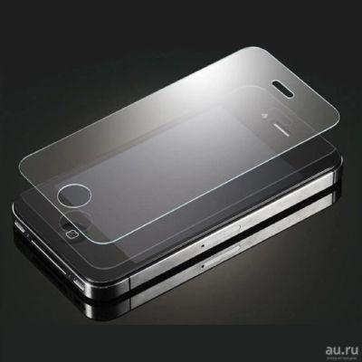 Лот: 8207785. Фото: 1. Защитное стекло для Iphone 4s. Дисплеи, дисплейные модули, тачскрины