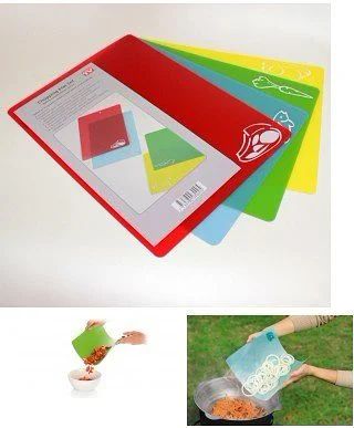 Лот: 3782774. Фото: 1. Доски Гибкие Chopping mat set... Другое (посуда, кухонная утварь)
