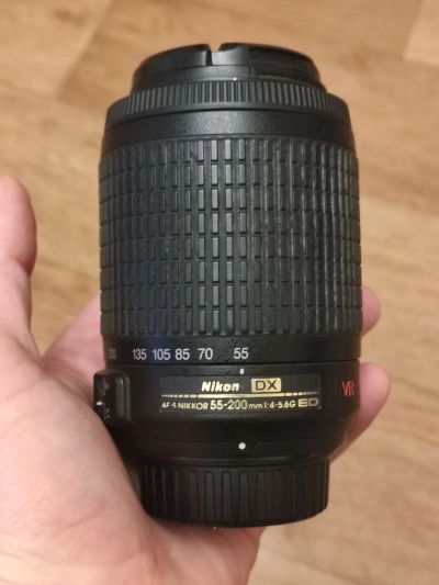 Лот: 19046786. Фото: 1. nikon af-s nikkor 55-200mm 1:4-5... Объективы