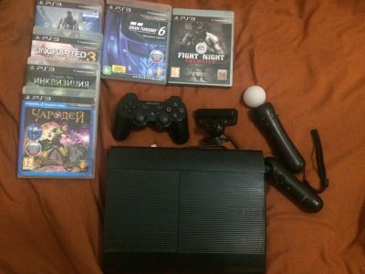 Лот: 12528210. Фото: 1. Sony PlayStation 3 superslim 500гб... Игровые приставки, консоли