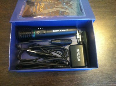 Лот: 4810104. Фото: 1. Микрофон SONY проводной/беспроводной. Наушники, гарнитуры