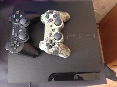 Лот: 5265532. Фото: 1. PS 3 Slim 320Gb + Move + Camera... Игровые приставки, консоли