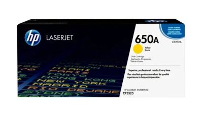 Лот: 13116160. Фото: 1. Тонер-картридж HP CE272A Yellow... Картриджи, расходные материалы