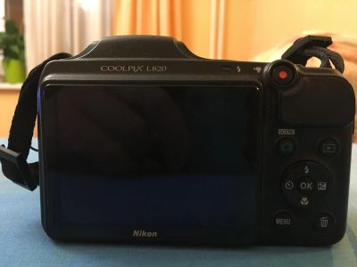 Лот: 10417517. Фото: 1. Фотоаппарат NIKON coolpix L820. Цифровые компактные