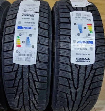Лот: 20828405. Фото: 1. Зимняя резина 195/60 R-15 "Nokian... Шины