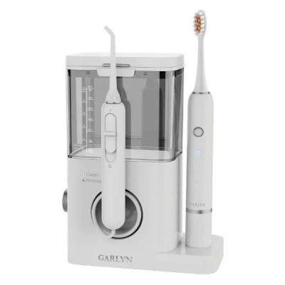 Лот: 25766928. Фото: 1. Ирригатор Garlyn Stream Duo Max. Электрические зубные щетки и ирригаторы