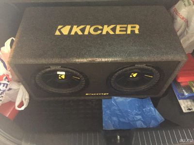 Лот: 8280009. Фото: 1. Сабвуфер kicker+ Усилитель kicx. Сабвуферы