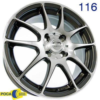 Лот: 4105128. Фото: 1. Комплект дисков Sakura Wheels... Диски