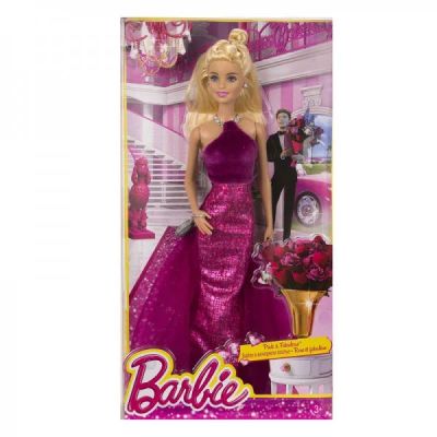 Лот: 6664762. Фото: 1. Кукла Barbie в вечернем платье. Куклы и аксессуары