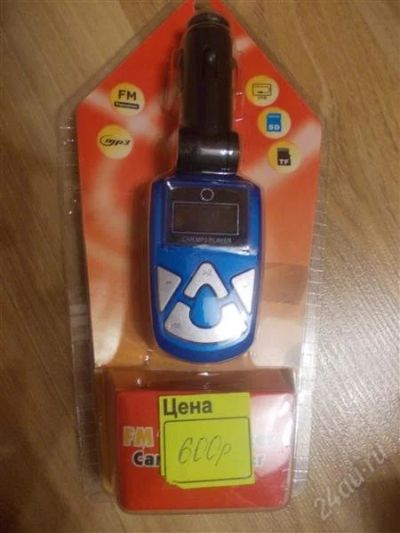 Лот: 2028648. Фото: 1. FM-модулятор SD+USB+пульт. Аксессуары для автозвука