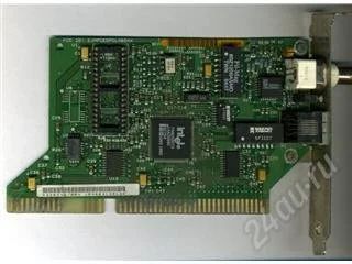 Лот: 86169. Фото: 1. Сетевая карта ISA Intel. Сетевые карты