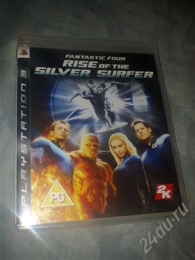 Лот: 567518. Фото: 1. продам диск PS3 Fantastic 4: Rise... Игровые приставки, консоли