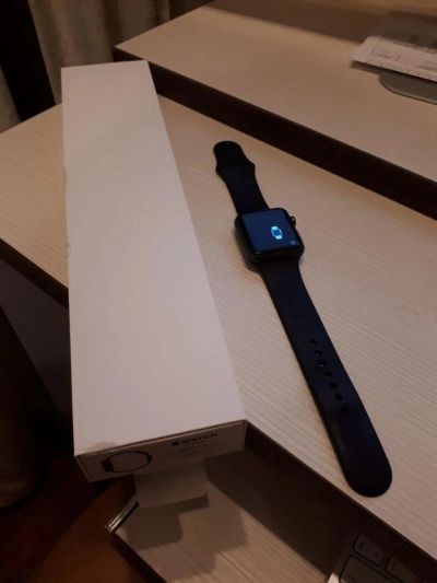 Лот: 10546467. Фото: 1. Apple Watch Series 1, 42 мм, корпус... Смарт-часы, фитнес-браслеты, аксессуары