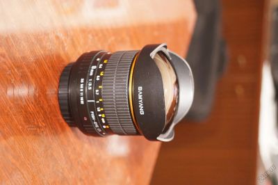 Лот: 6090116. Фото: 1. Samyang 8mm f/3.5 AS UMC CS Fish-eye... Объективы