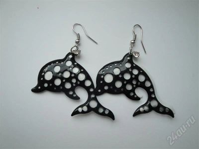 Лот: 492857. Фото: 1. Стильные сережки № 7. Серьги, каффы