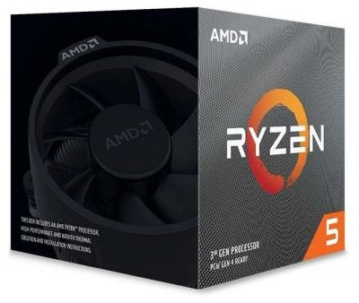Лот: 18164579. Фото: 1. Ryzen 5 3600 box. Процессоры
