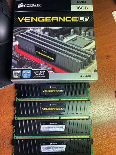 Лот: 17322473. Фото: 1. DDR3 память, комплект 4x4GB (16GB... Оперативная память