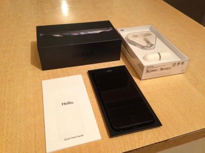 Лот: 3404077. Фото: 1. iphone 5 16gb black [Как новый... Смартфоны