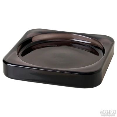 Лот: 18238016. Фото: 1. Тарелка для свечи, черный IKEA... Подсвечники, канделябры