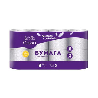 Лот: 24870622. Фото: 1. Туалетная бумага Softi Clean... Средства личной гигиены 