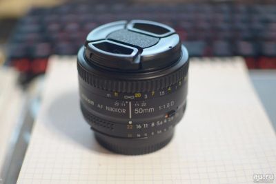 Лот: 18229493. Фото: 1. Nikon AF Nikkor 50 mm 1.8 D (как... Объективы
