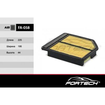 Лот: 16114843. Фото: 1. FA-058 FORTECH Ф\ возд\17220RNAA00... Другое (автозапчасти)