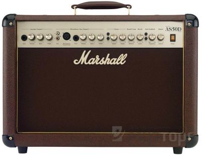 Лот: 5386925. Фото: 1. Marshall AS 50D 50W 2X8`` Acoustic... Гитарные эффекты и комбоусилители