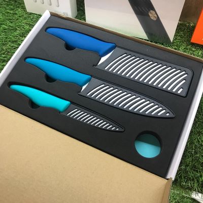 Лот: 14338263. Фото: 1. Набор ножей Xiaomi Huo Huo 3 предмета... Столовые приборы, ножи