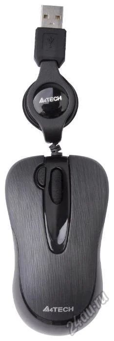 Лот: 5548066. Фото: 1. Мышь USB A4Tech N-60F-1 V-Track... Клавиатуры и мыши