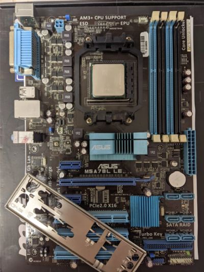 Лот: 21254639. Фото: 1. asus M5A78L Le & Phenom II X2... Материнские платы
