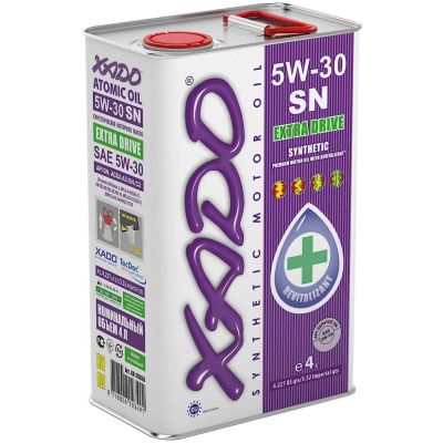 Лот: 18971104. Фото: 1. XADO Atomic Oil 5W-30 API SN ACEA... Масла, жидкости
