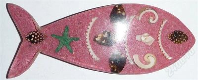 Лот: 555003. Фото: 1. Заколка рыбка с ракушками. Другое (ювелирные изделия, бижутерия, часы)