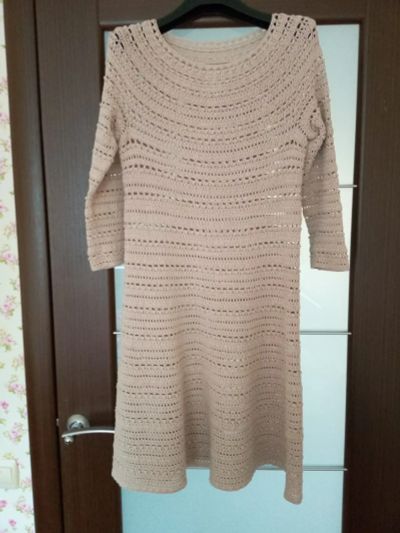 Лот: 23608736. Фото: 1. Платье бежевое. Платья