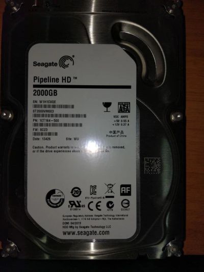 Лот: 10738804. Фото: 1. HDD 2 Терабайта Seagate. Жёсткие диски