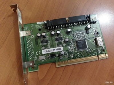 Лот: 9196628. Фото: 1. Контроллёр SCSI Adaptec 2910 AHA-2910B... Платы расширения, контроллеры, доп. порты