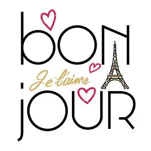 Лот: 6507475. Фото: 1. BON JOUR - термоаппликация, в... Другое (ручная работа)