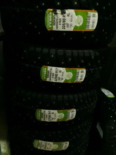 Лот: 12672289. Фото: 1. Nokian Hakkapeliitta SUV 8 225... Шины