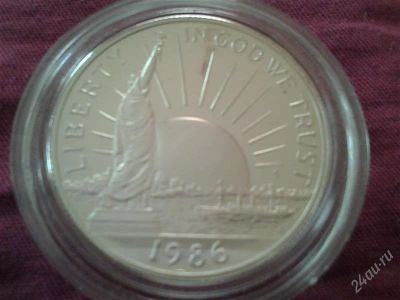 Лот: 2630125. Фото: 1. 1986 г 50 центов США " 100 лет... Америка