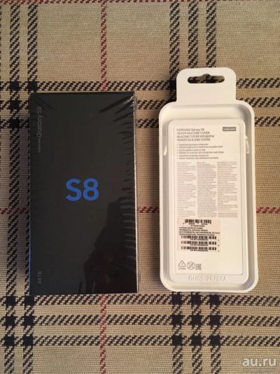 Лот: 9797437. Фото: 1. Samsung Galaxy S8 Черный Новый... Смартфоны